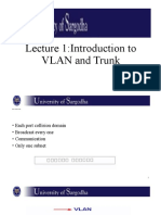 1 - Lecture - Introduction To VLAN and Trunk