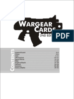 WARGEAR CARDS 2ND EDITION 40K