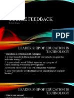 Course Feedback: by Ariba Memon