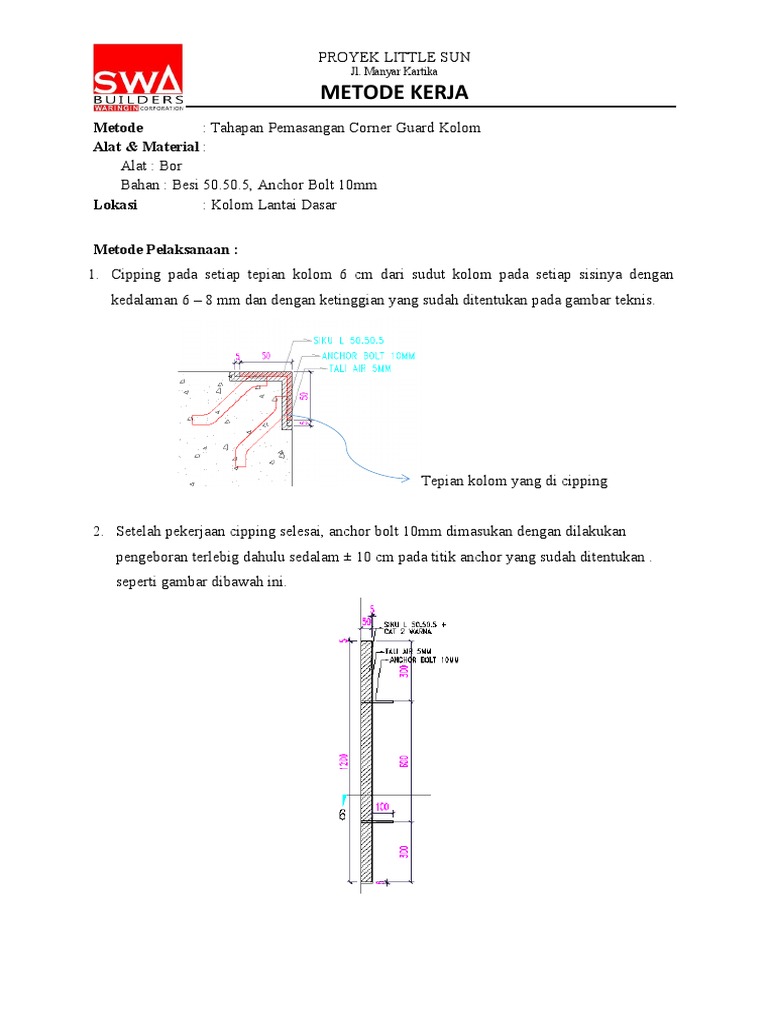 CORNER GUARD INSTALLATION METHODS | PDF