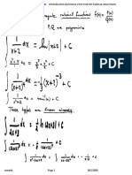 MAT130.5 (MTM) Handout #6 and #7 - Integrating A Rational Function by Partial Fractions, Spring 2020