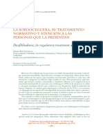 La Sordoceguera, Su Tratamiento Normativo y Atencion A Las Personas Que La Presenta PDF