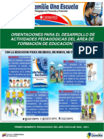 Orientaciones para actividades de Educación Física en casa