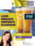 Laser Engraved Corporate Glassware: Growth