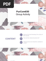 Purcom030: Group Activity