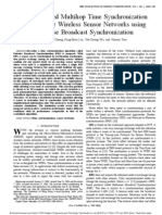 A Distributed Multihop Time Synchronization