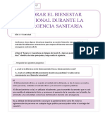 Mejorar El Bienestar Emocional Durante La Emergencia Sanitaria