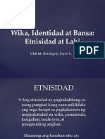 Etnisidad at Lahi