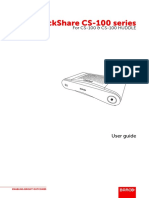 Barco ClickShare CS100 User Guide PDF