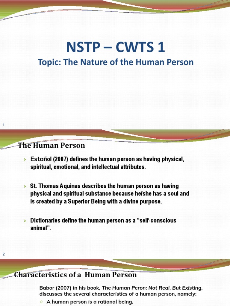 The Nature Of Human Person Reason Plato