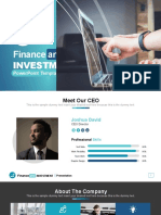 Finance and Investment PowerPoint Template