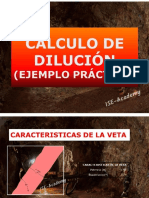 Calculo de Dilución