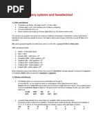 Chapter 1: Binary Systems and Hexadecimal