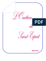 L'onction Du Saint Esprit Par Peter Tan PDF