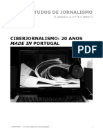 Ciberjornalismo: 20 Anos Made in Portugal