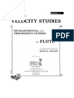 Robert Cavally, Velocity Studies - Book 1