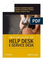 Implantação de Help Desk e Service Desk - Roberto Cohen