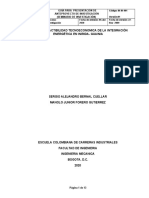 Estudio de Factibilidad Tecnoeconomica de La Integración Energética en Inirida