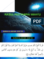 Pel. 2 Rasul Penyampai Wahyu