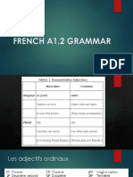 French A1.2 Grammar