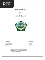 Download Advance Java practical file by Himanshu Singal SN47843532 doc pdf