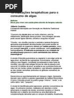 Download 19 indicaes teraputicas para o consumo de algas - nutrio - alimentos - ortomolecular by Rindows SN4784370 doc pdf