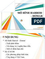 Mo Hinh Harrod Domar