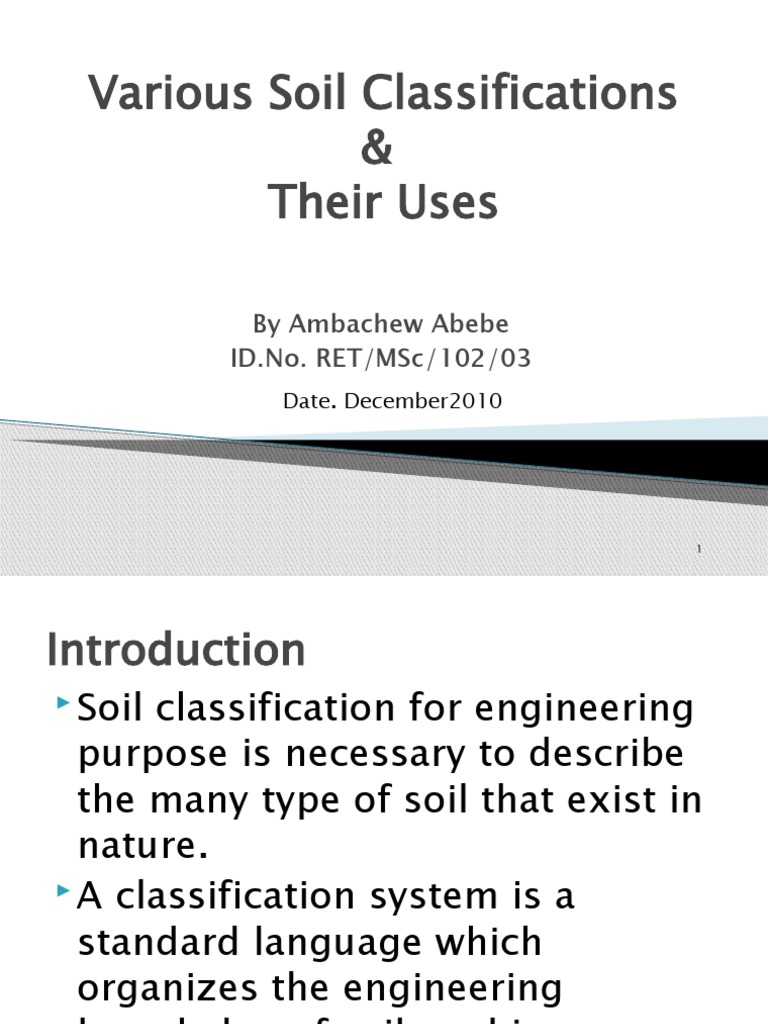 Unified Soil Classification System Training Present | PDF | Nature | Sand