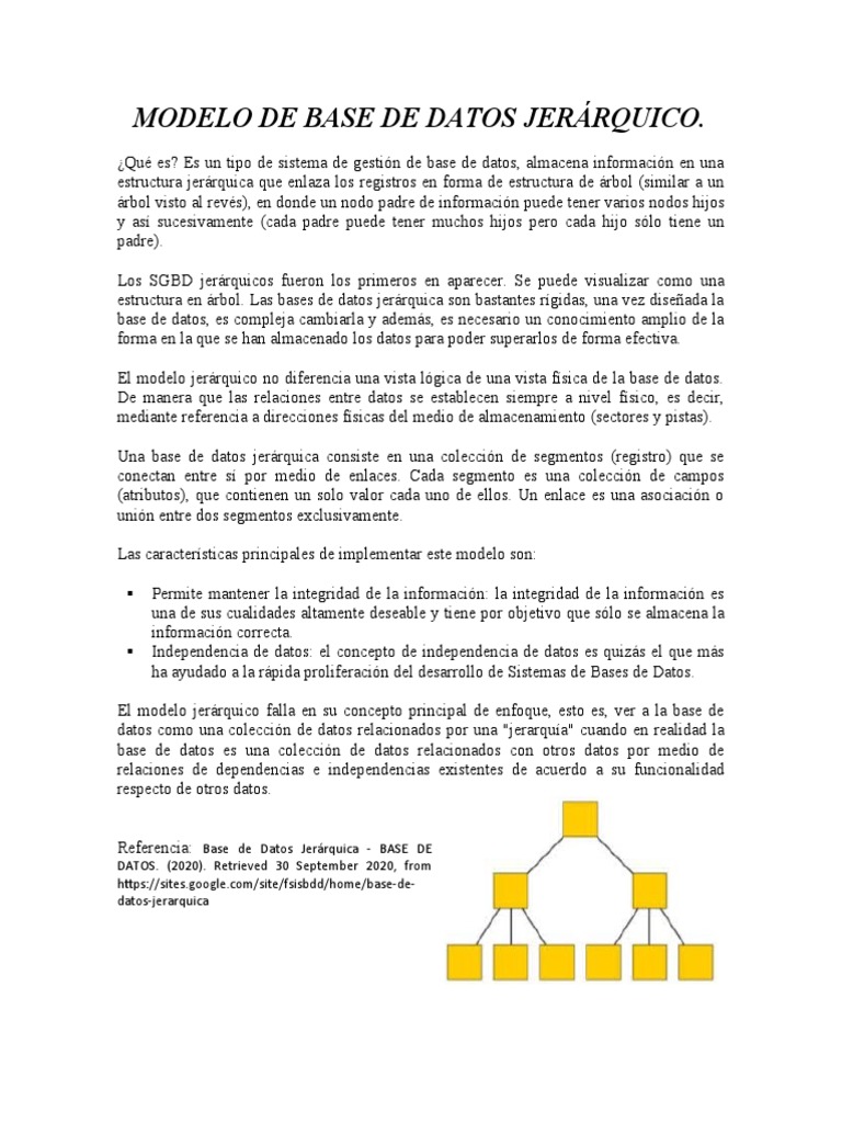 Modelo Jerárquico | PDF