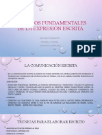 Aspectos Fundamentales de La Expresión Escrita