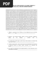 Sopa de Letras Tributaria