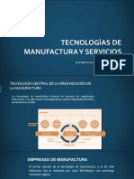 Tecnologías de Manufactura y Servicios