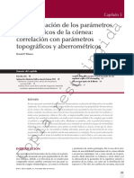 Capítulo 5 - Caracterización de los parámetros biomecánicos de la córnea correlación con parámetros topográficos y aberrométricos.