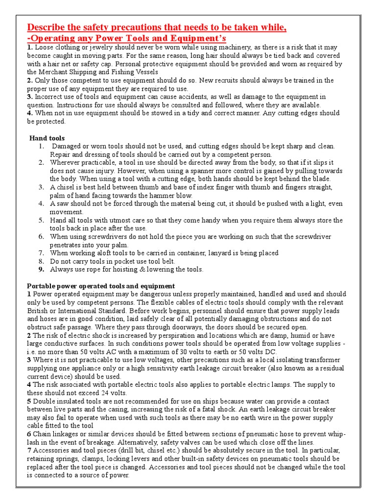 Hand Power Tools Pdf Pdf Power Supply Equipment