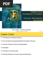 Chapter Seven The Behavior of Proteins: Enzymes, Mechanisms, and Control