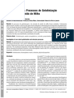 Investigacao de Processos de Gelatinizacao e Extrusao de Amido de Milho