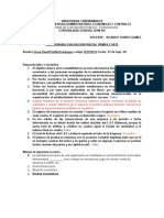 Cuestionario evaluación parcial primer corte Contabilidad General 501M