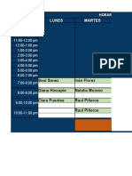 Horarios Asesorías Math 2020