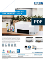 High Quality Prints at Low Printing Costs.: Ecotank L3116/L3156