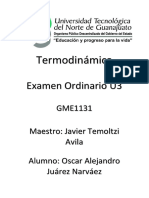 Examen Ordinario U3 - Juárez Narváez Oscar Alejandro