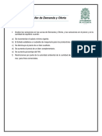 Taller - Demanda y Oferta - Economía Ambiental PDF