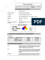 MSDS Limpia Contacto PDF