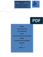 CONSIGNA 1 ALEXIS CUEVAS LOPEZ ASPECTO SOCIAL DE LA EDUCACION