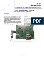 AN-1302 Application Note: Optimizing The For 4-Wire, Bioisolated Impedance Measurement Applications