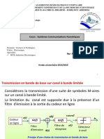 Chapitre IV Transmission en Bande de Base Sur Canal À Bande Limitée PDF