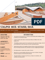 Valpoi Bus Stand and Community Hall in Goa