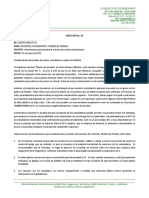 Circular 26 Informacion para Docentes y Padres Martes de Prueba