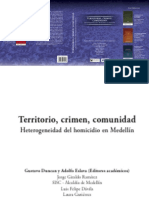 Territorio Crimen Comunidad Heterogeneid PDF