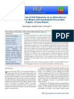Treatment Outcomes of Full Pulpotomy PDF