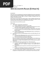 SRA Accounts Rules